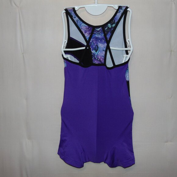 Danskin Now Purple Biketard M (7-8) - Picture 3 of 6